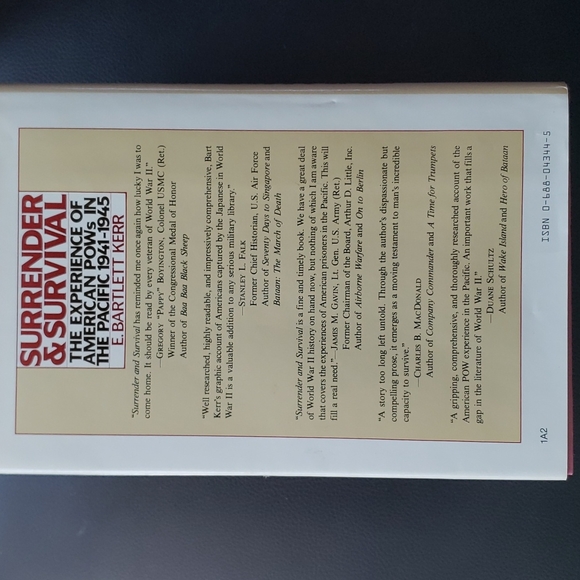 Surrender & Survival The Experience of American POWs The Pacific 1941-1945 - Picture 2 of 3